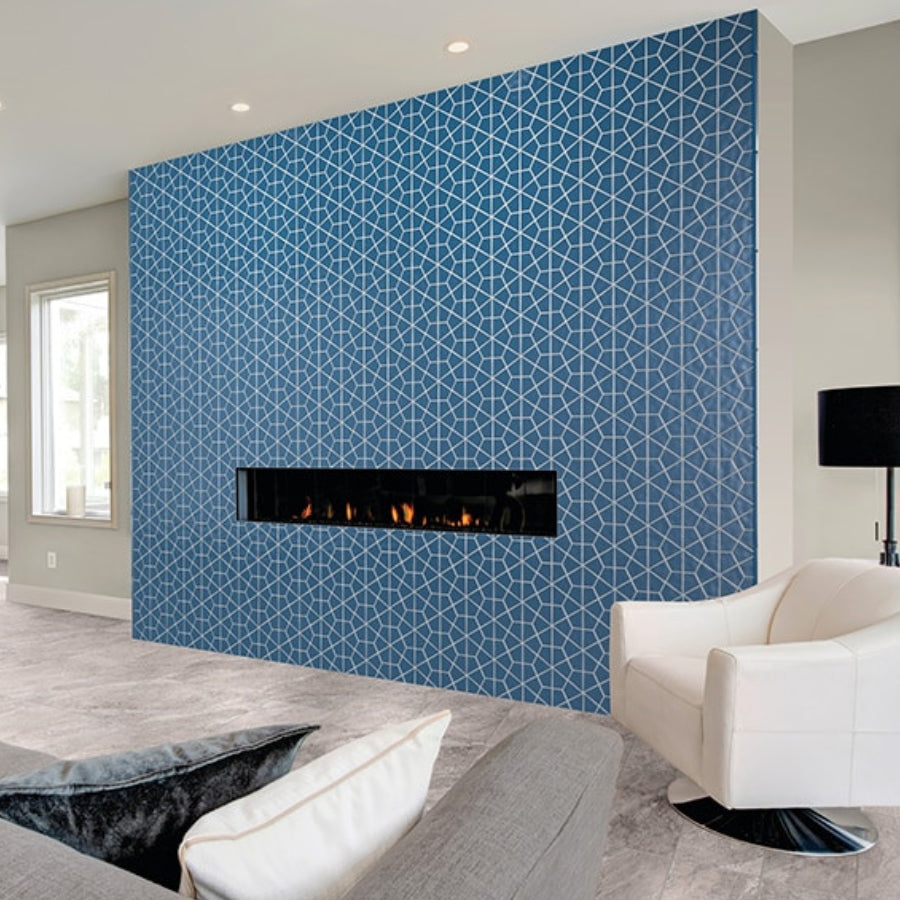 Stagecraft 6" x 6" Gloss Picket Mosaic by Daltile