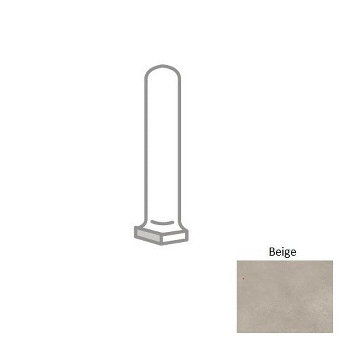 Borigni 1" x 6" Porcelain Matte Cove Base Corner Out by Emser