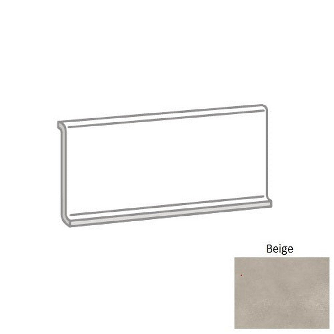 Borigni 6" x 12" Porcelain Matte Cove Base by Emser