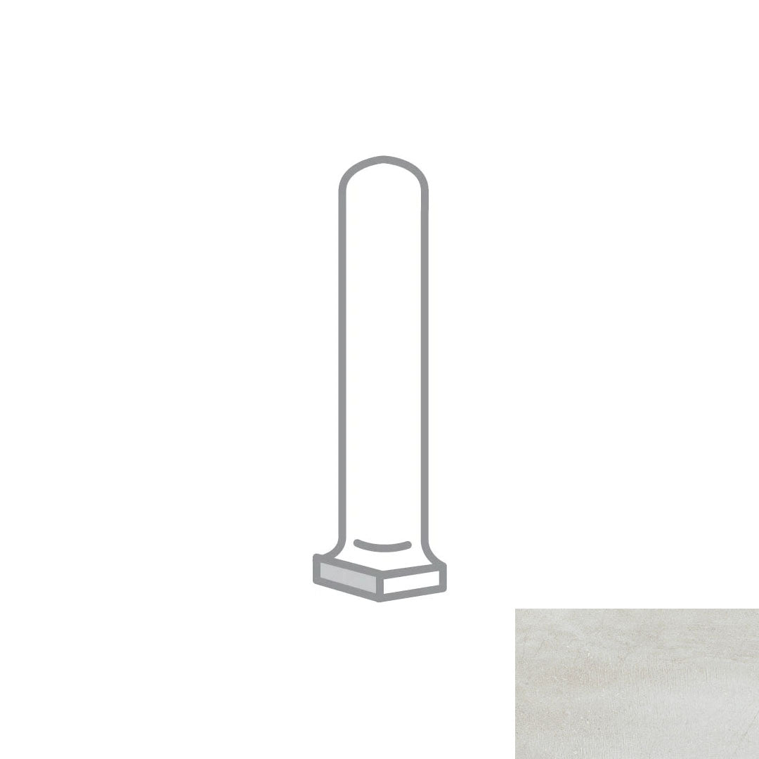 Uptown 1" x 6" Matte Porcelain Cove Corner Out by Emser