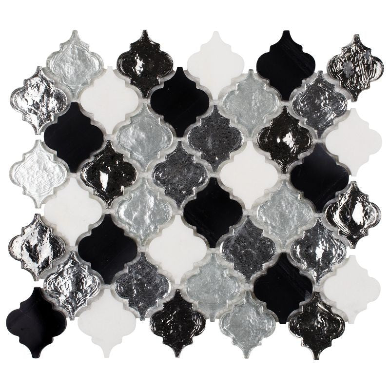 Chic 12" x 12" Arabesque Mosaic by Anthology