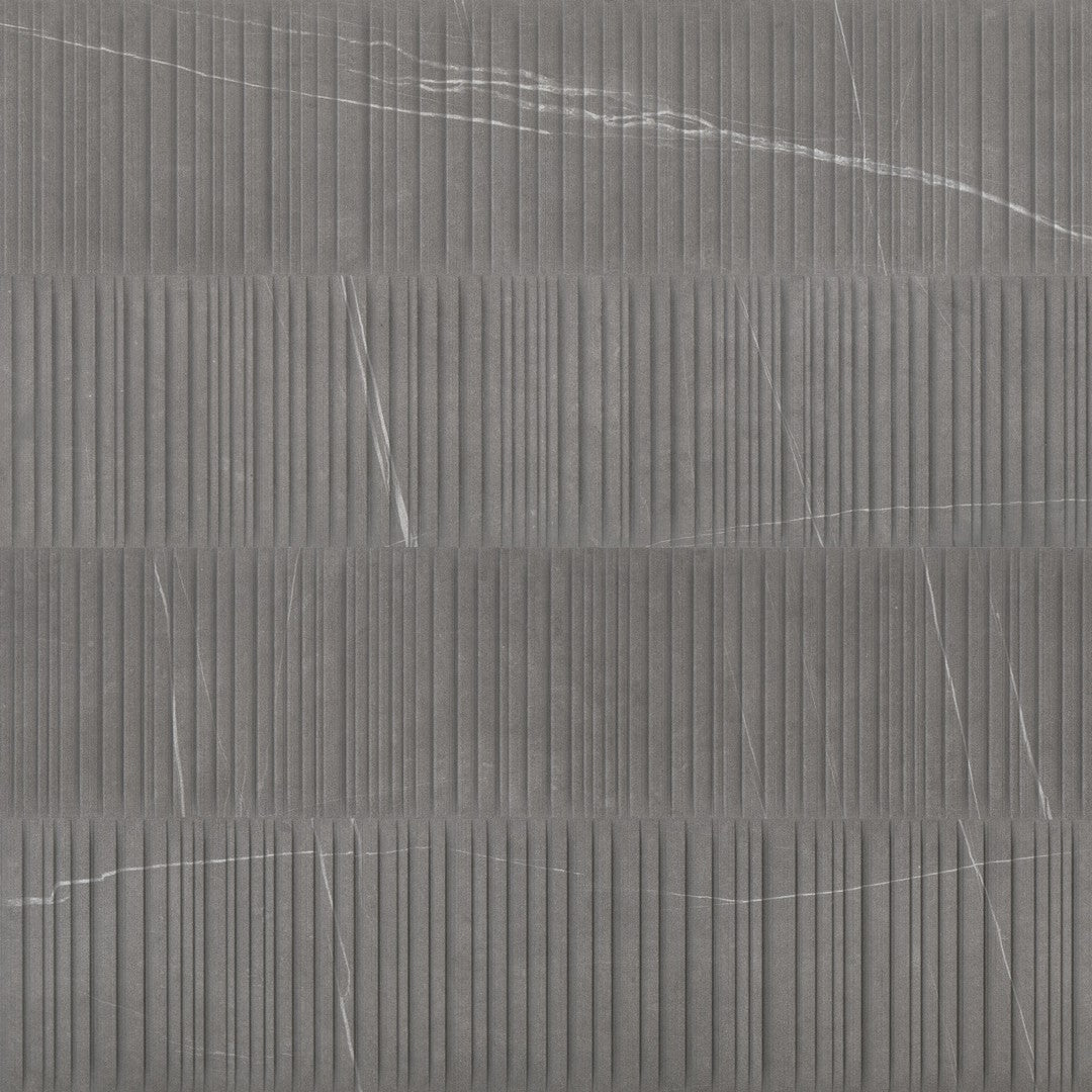 Nomade 24" x 48" Matte Porcelain Parallelo Deco Tile by Bedrosians