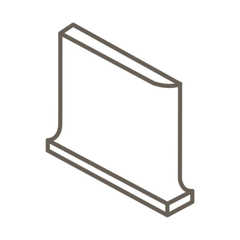 Color Wheel Classic 4" x 4" Glazed Ceramic Left Cove Corner by Daltile