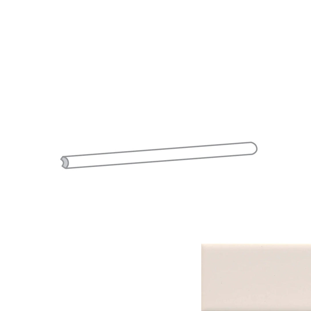 Catch 0.5" x 8" Ceramic Matte Jolly Liner Trim by Emser