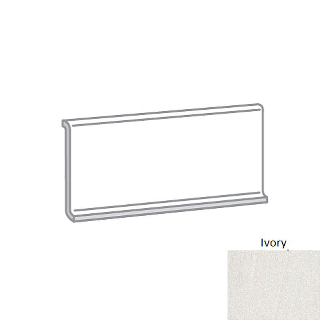 Council 6" x 12" Porcelain Matte Cove Base by Emser