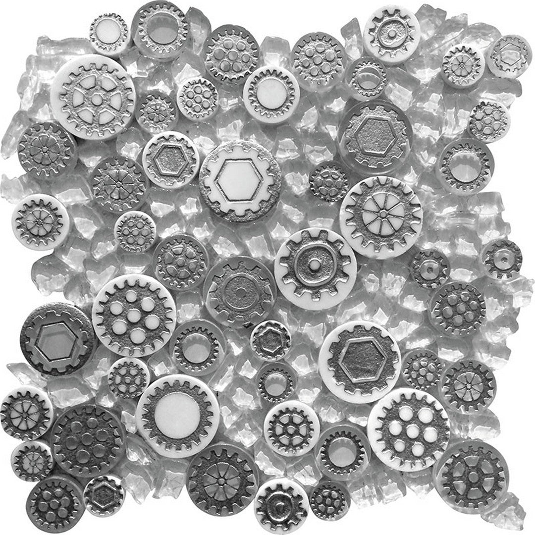 Netherlands 11.6" x 11.6" Glass & Resin Mosaic by MiR Mosaic