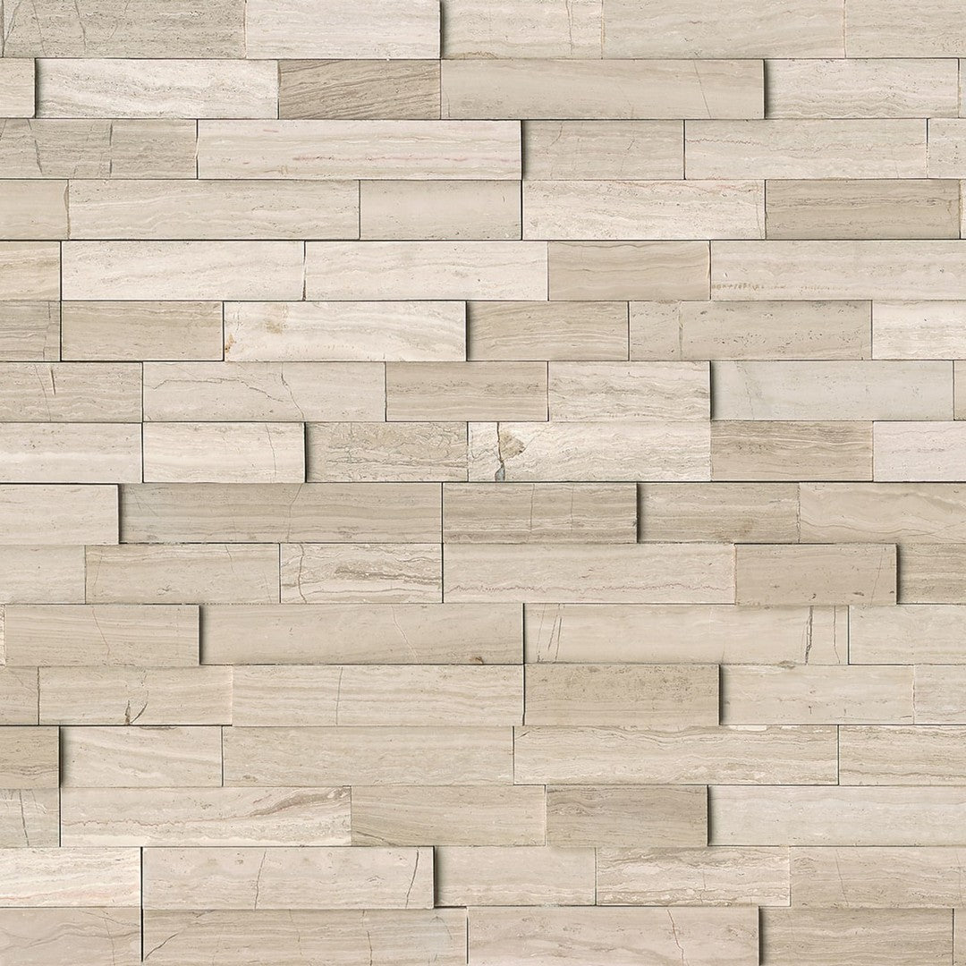 Marble Ashen Grey 6" x 24" Honed Ledger by Bedrosians