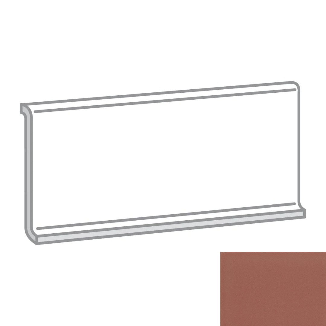 E-Quarry 6" x 6" Matte Quarry Cove Base by Emser