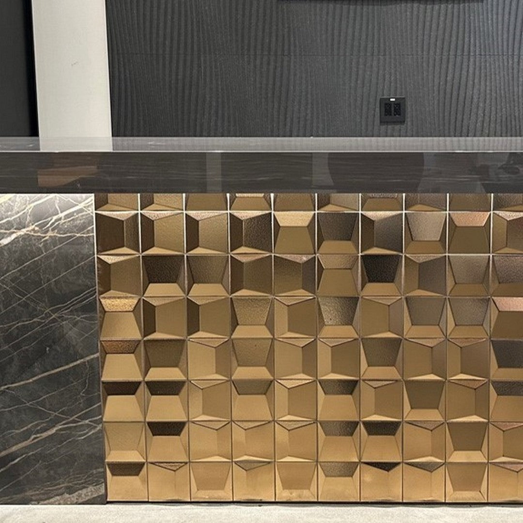 Stellar 5" x 5" Glossy Porcelain Dimension by MiR Mosaic