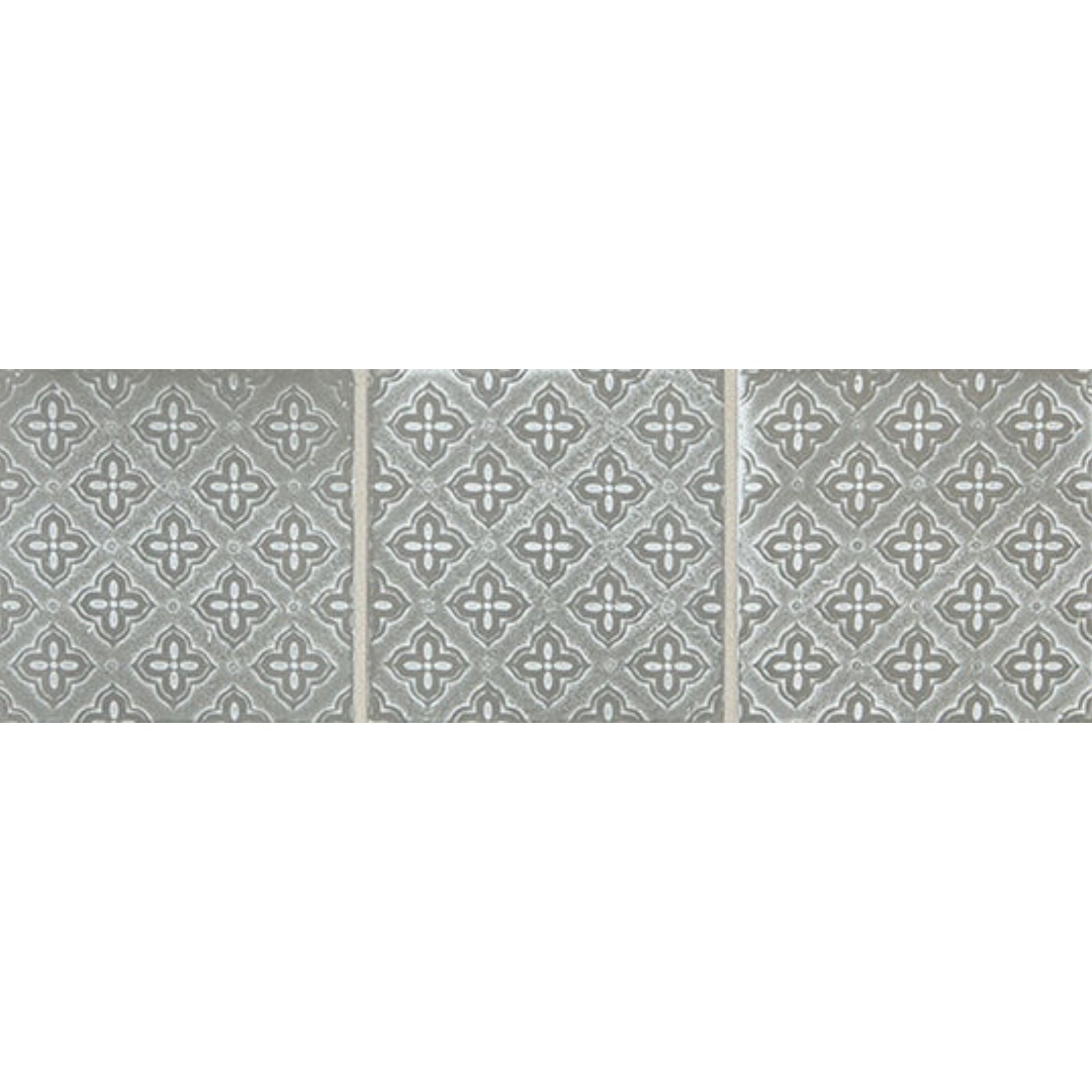 Vintage Metals Flower 4" x 4" Tile by Daltile