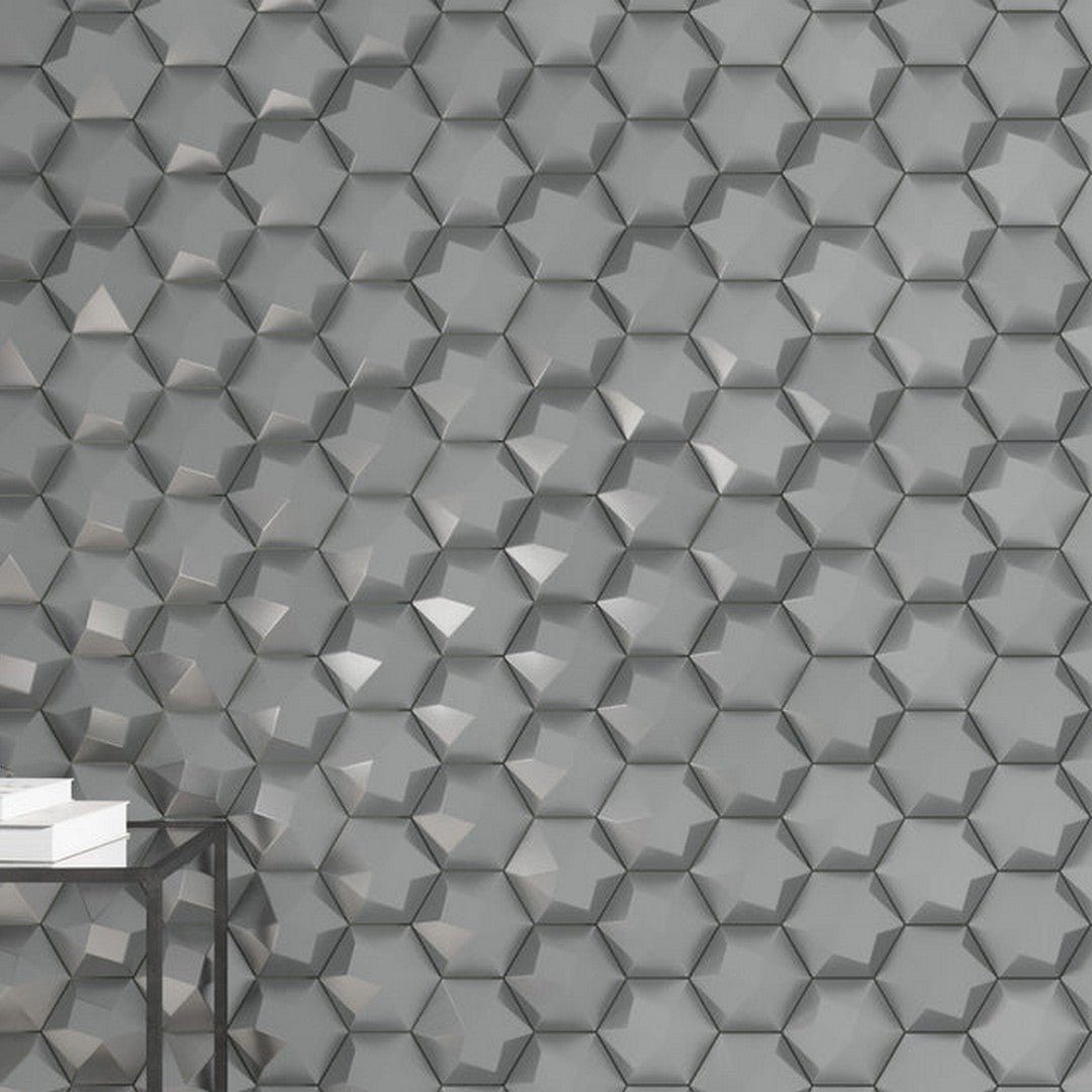 Code 6" x 7" Porcelain Gloss Hexagon High Tile by Emser
