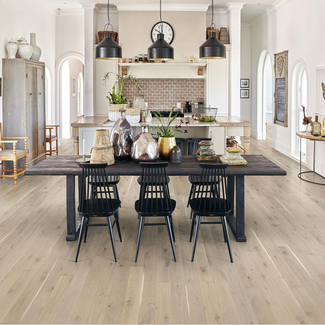 Lux 6" 6" x 95.25" Brushed Hardwood 2 Strip Look Plank by Kahrs