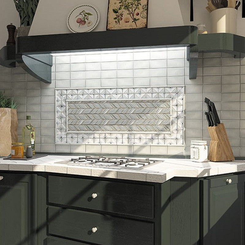 Ceramique 0.6" x 6" Glossy Ceramic Pencil Trim by MiR Mosaic