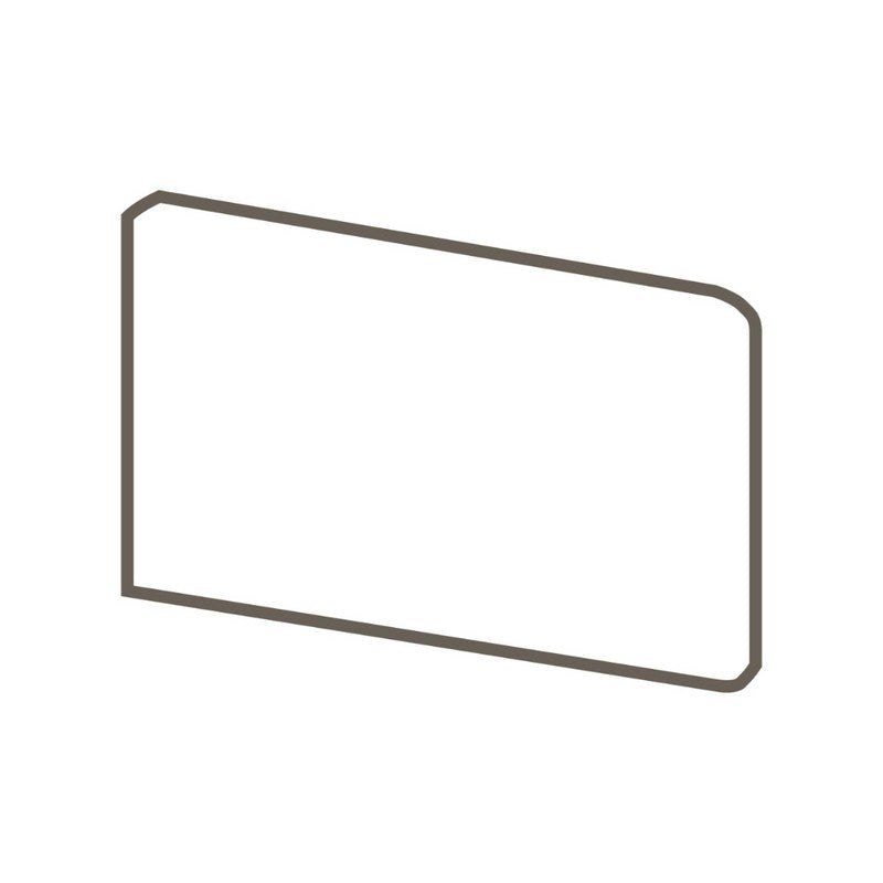 Color Wheel Classic 3" x 6" Glazed Ceramic Bullnose Left Corner by Daltile