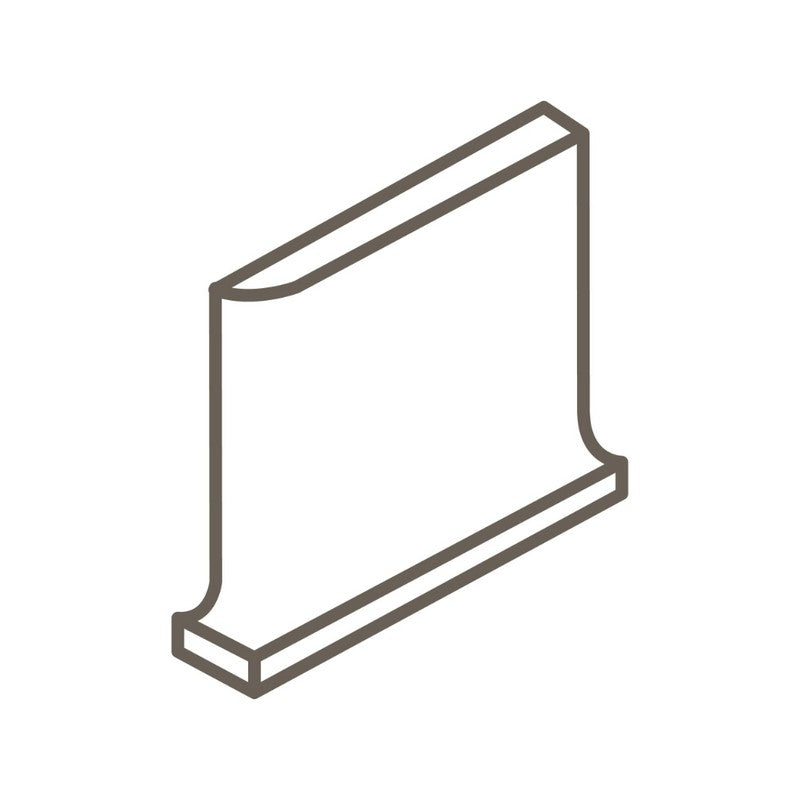 Color Wheel Classic 4" x 4" Glazed Ceramic Right Cove Corner by Daltile