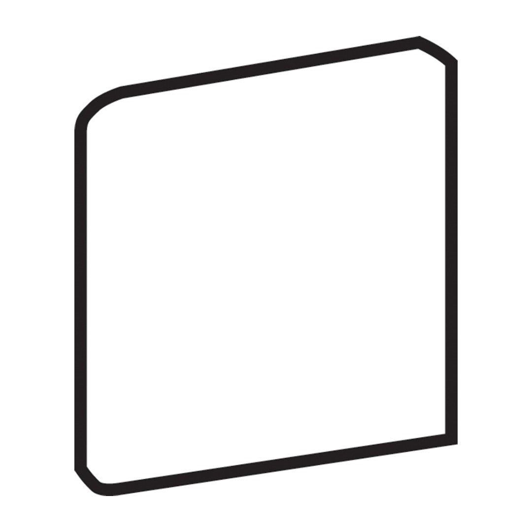 Color Wheel Linear 4.25" x 4.25" Glazed Ceramic Left Or Right Bullnose Corner by Daltile