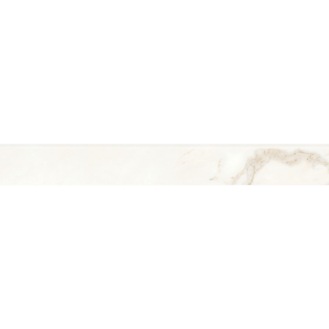 Magnifica 3" x 24" Calacatta Oro Polished Bullnose by Bedrosians
