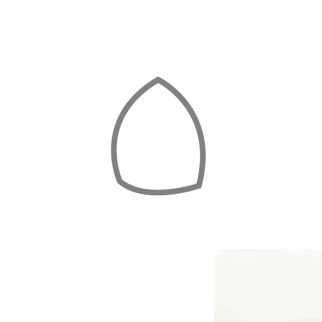 Catch 1" x 1" Ceramic Gloss Beak Trim by Emser