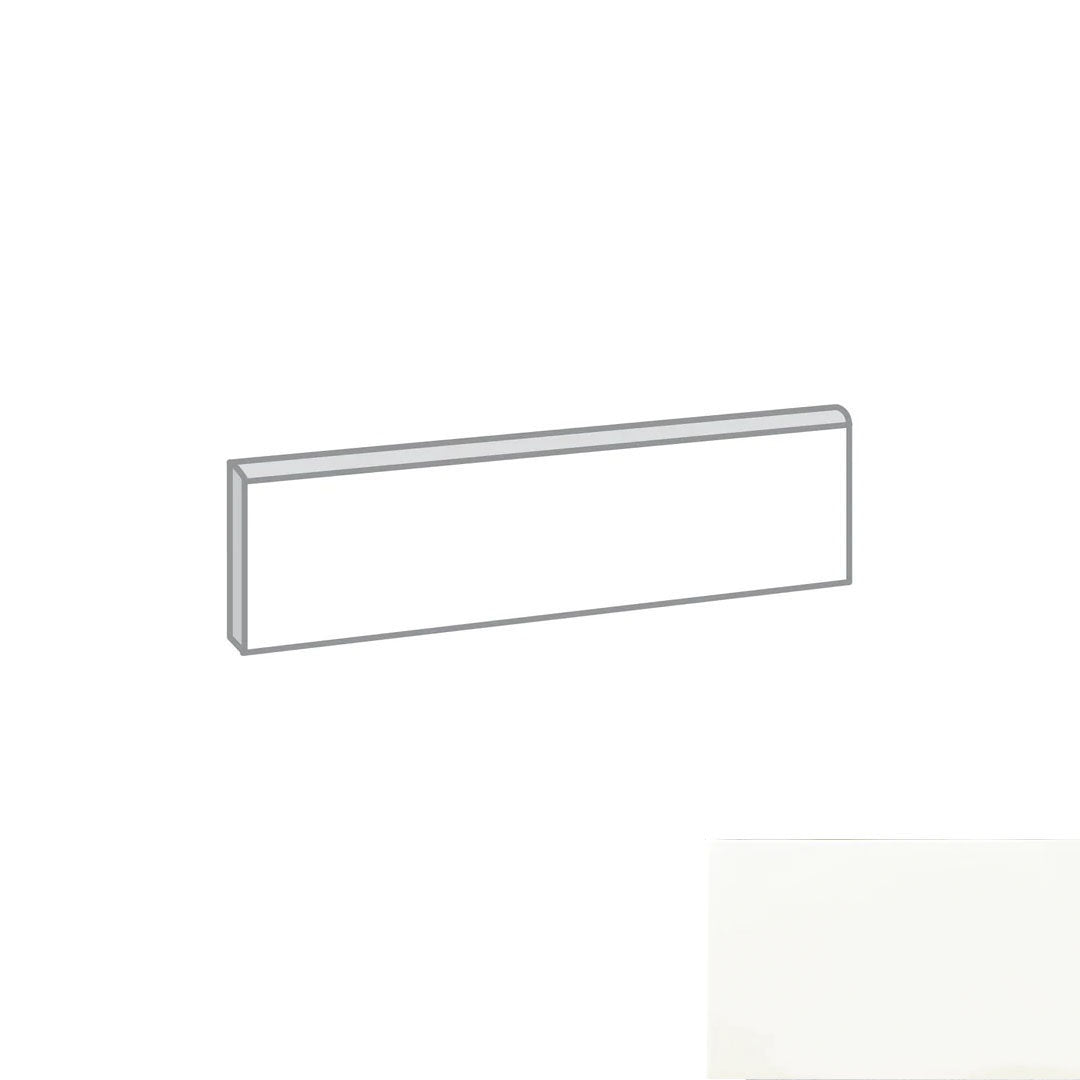 Catch 4" x 16" Ceramic Gloss Wall Bullnose Short Side by Emser