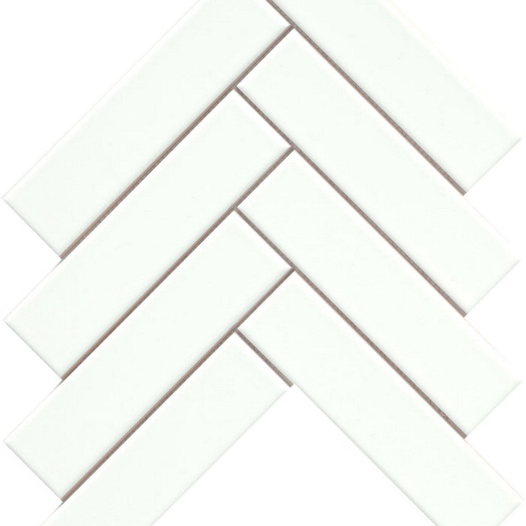 Cognito 11" x 11" Ceramic Matte Herringbone Tile by Emser
