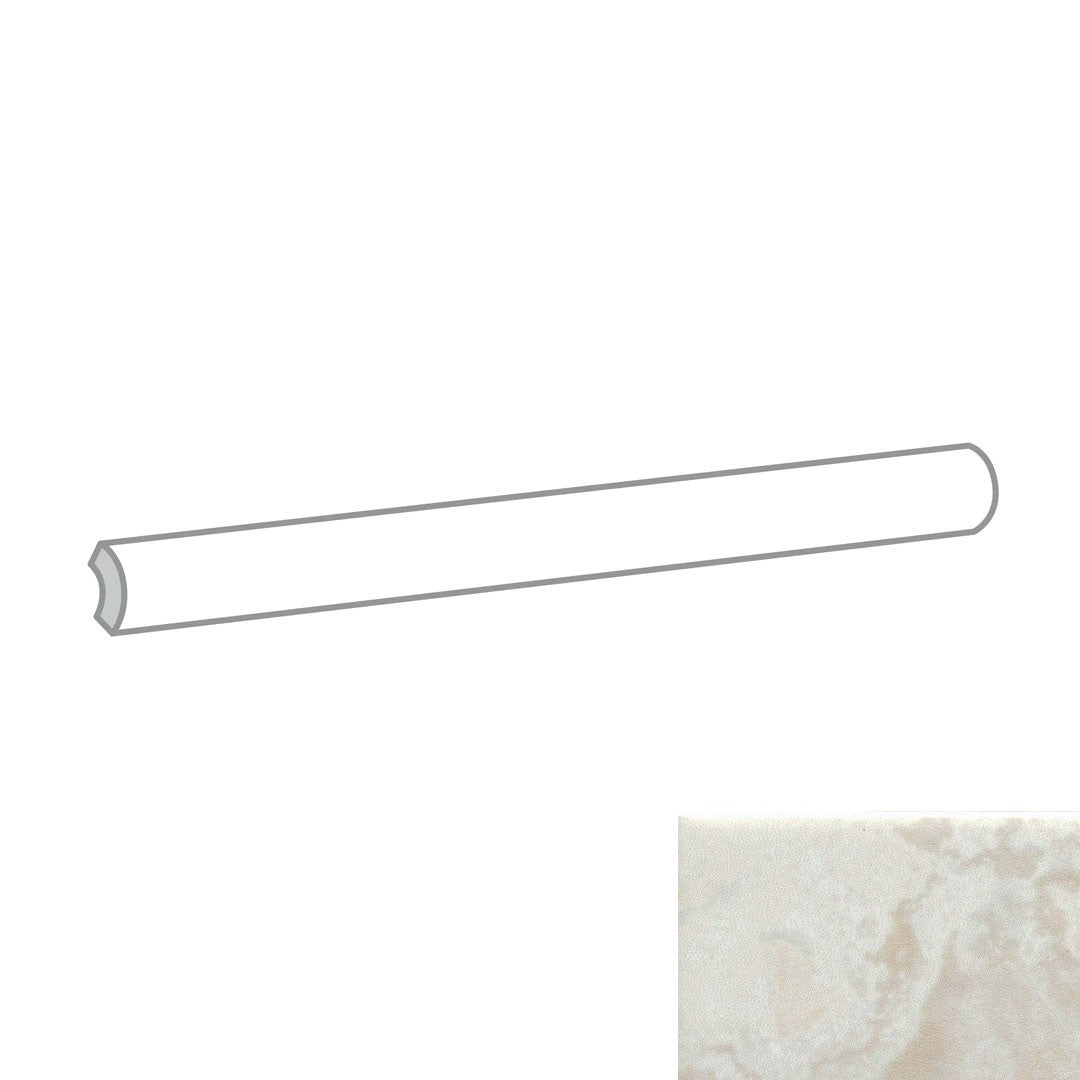 Emora 0.5" x 8" Ceramic Gloss Jolly Trim by Emser