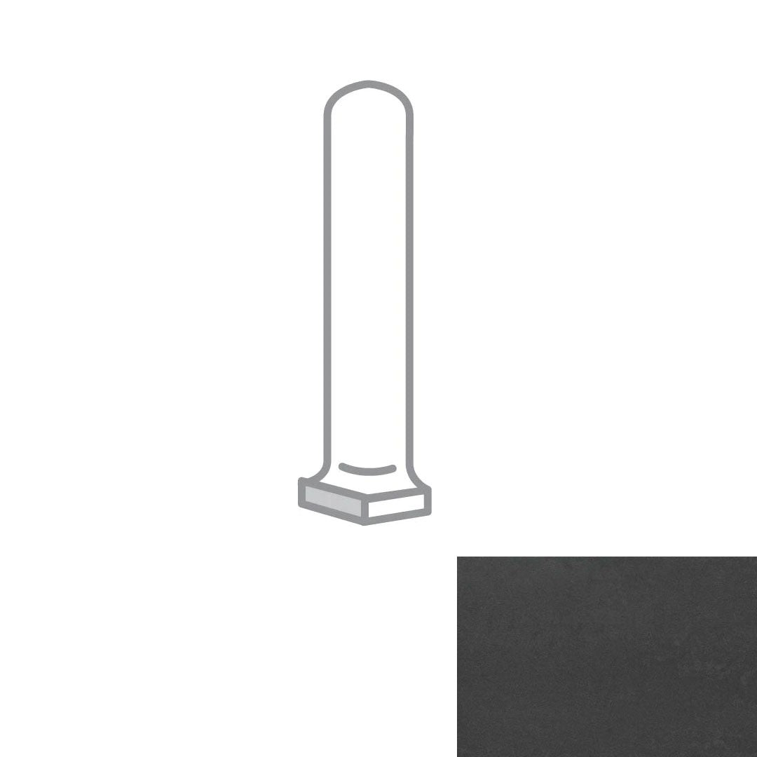 Prodigy 1" x 6" Matte Porcelain Cove Corner Out by Emser