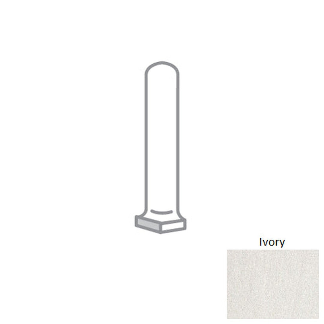 Council 1" x 6" Porcelain Matte Cove Base Corner by Emser