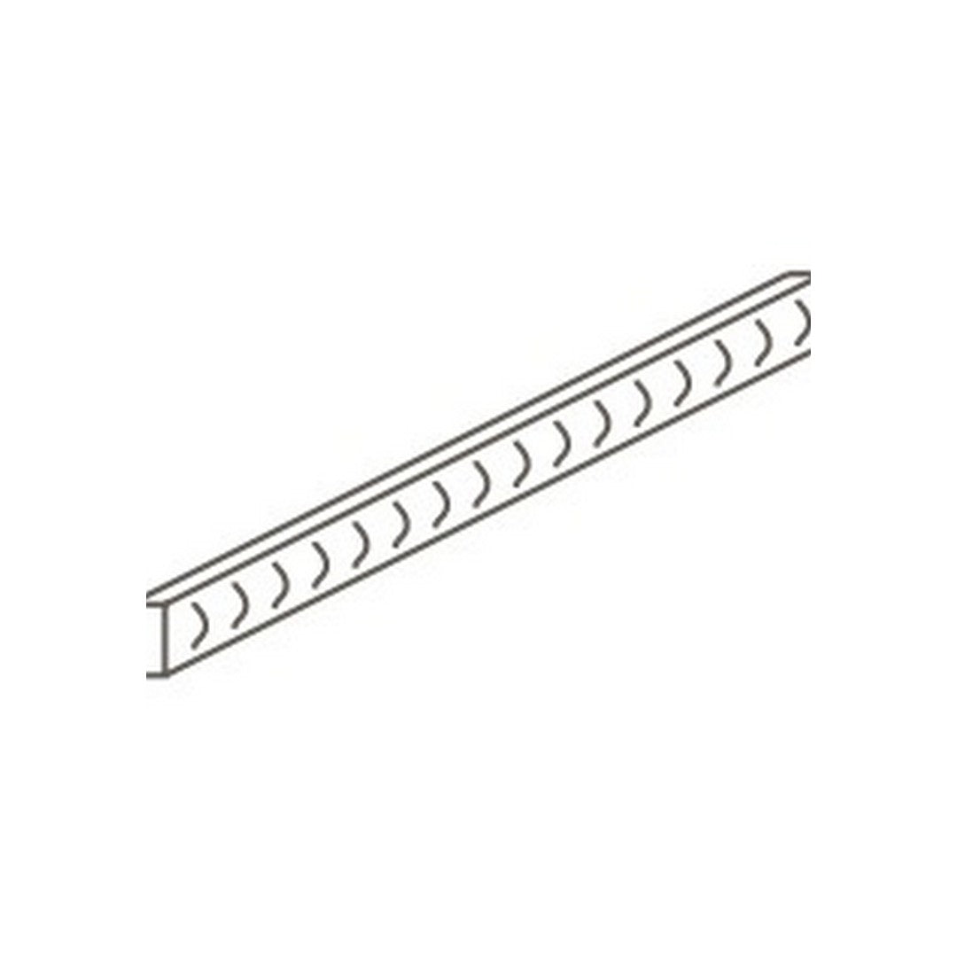 Colormatch 0.5" x 6" Glossy Glazed Ceramic Liner Droplet Wall Bullnose End by Daltile