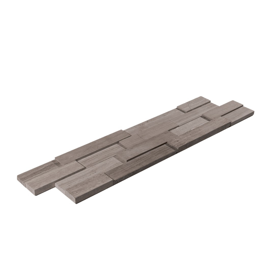 Marble Ashen Grey 6" x 24" Honed Ledger by Bedrosians