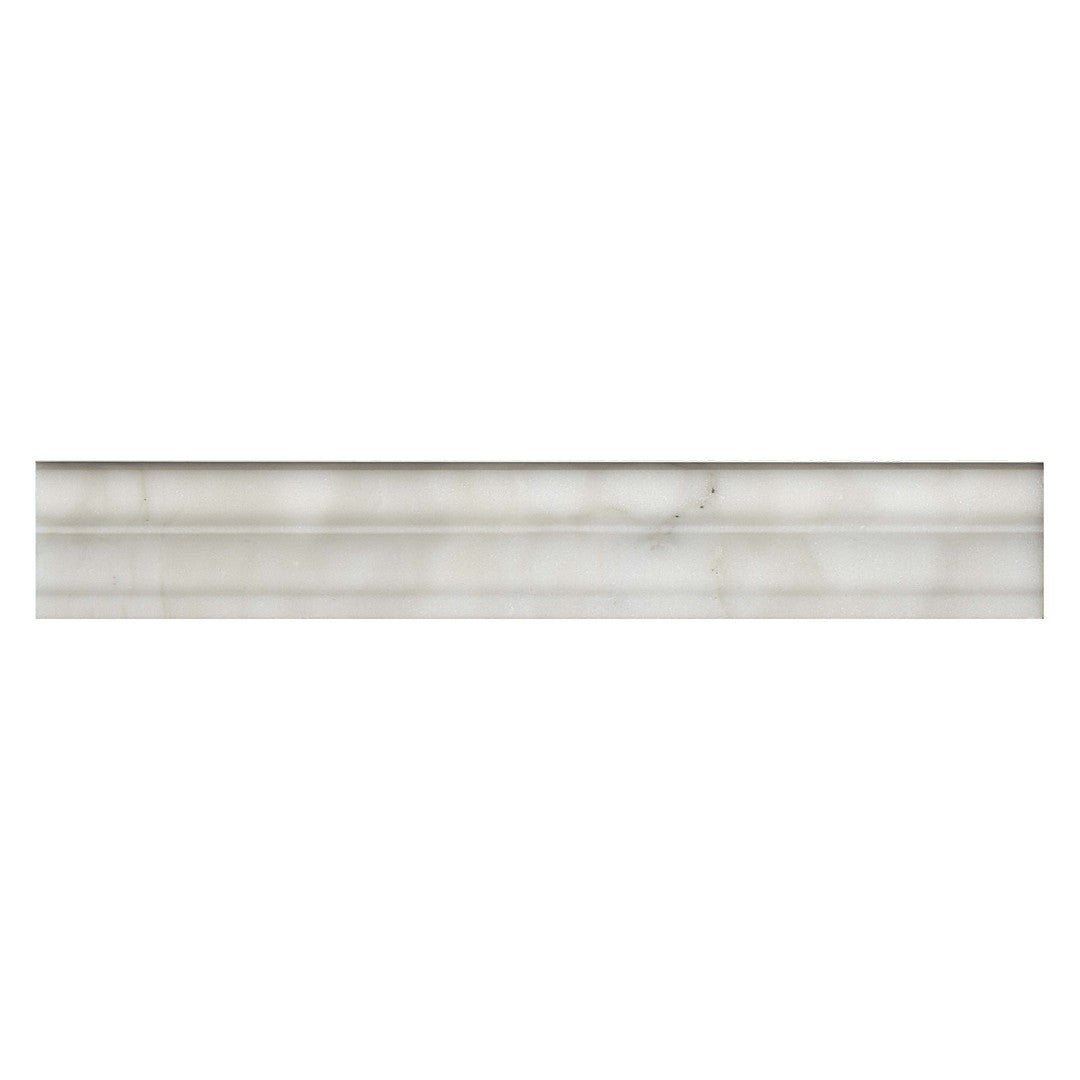 Marble Calacatta Oro 2" x 12" Honed Chair Rail Tile by Bedrosians