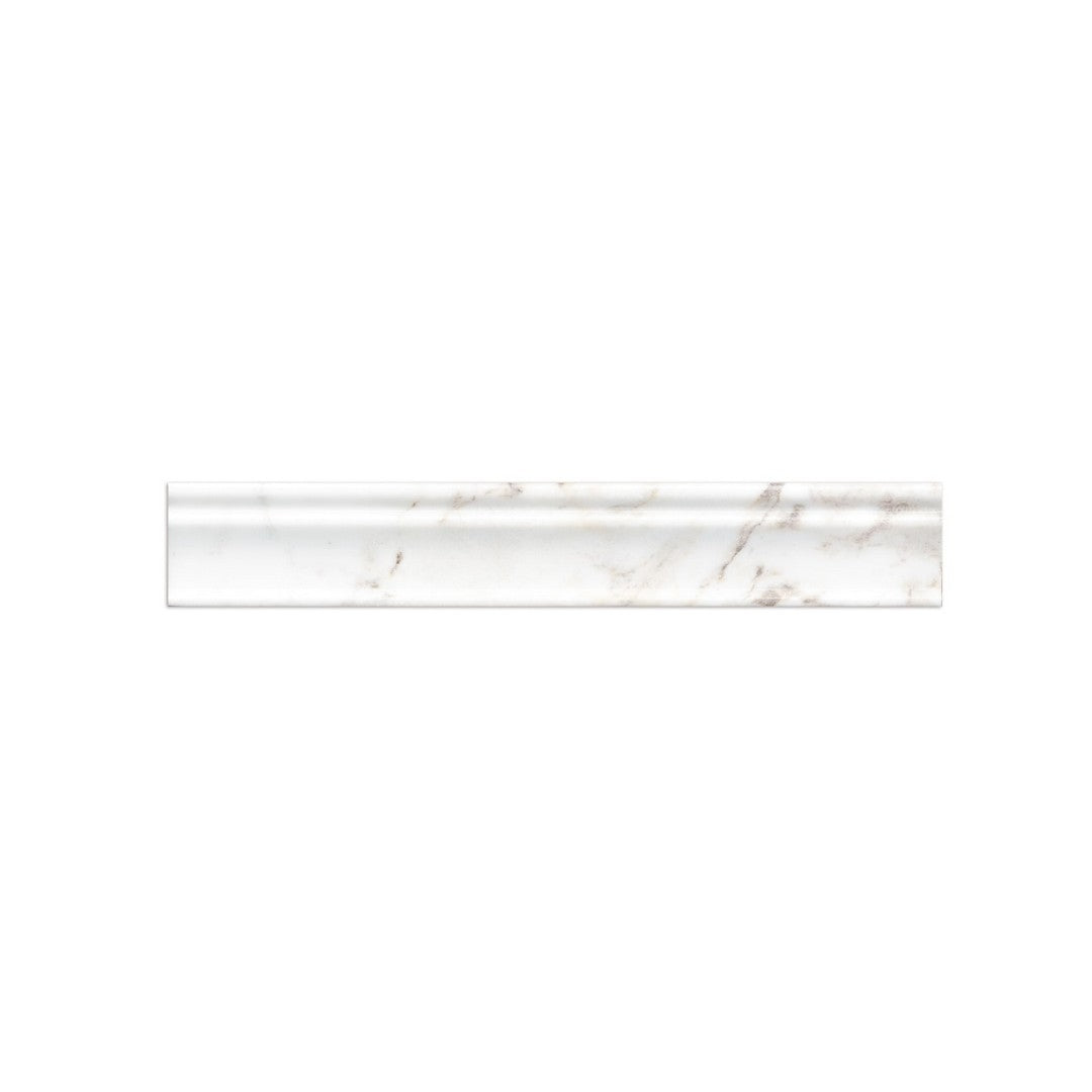 Marble Glorious White 2" x 12" Trim by Bedrosians