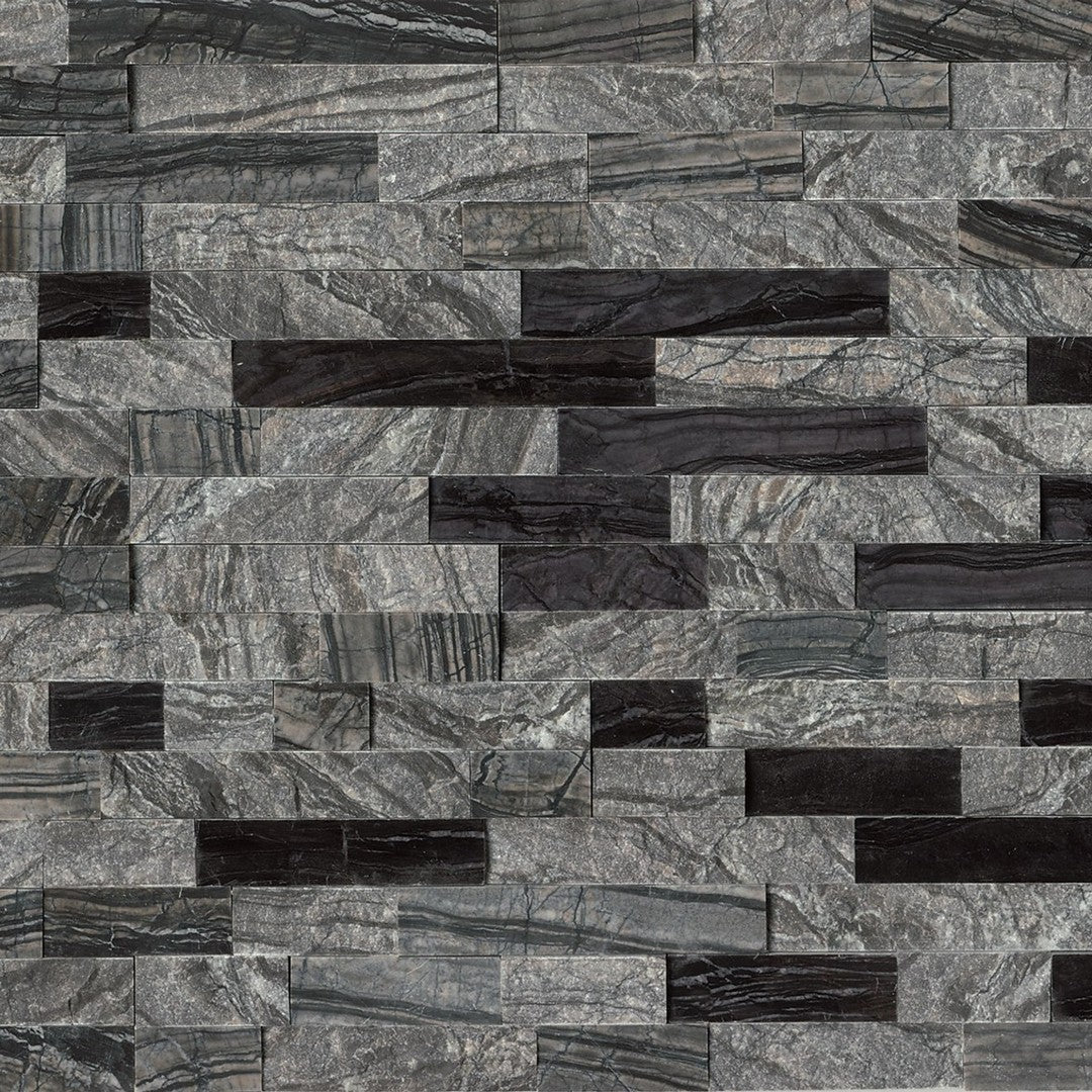 Marble Silver Sheen 6" x 24" Ledger by Bedrosians