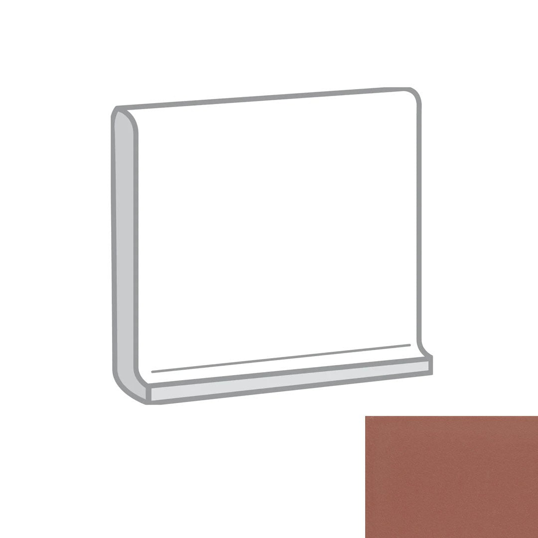 E-Quarry 6" x 6" Matte Quarry Cove Base Corner In Right by Emser