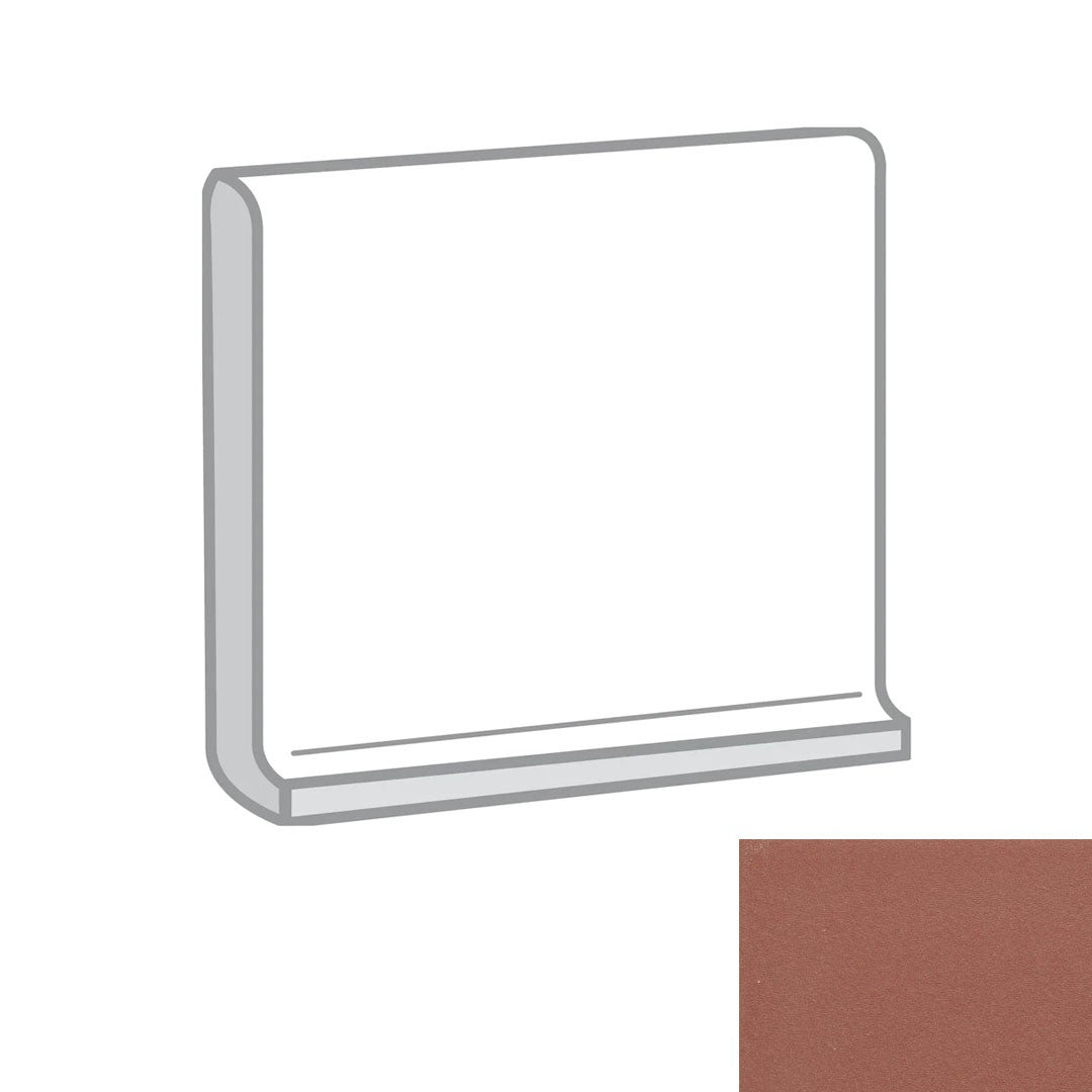 E-Quarry 6" x 6" Matte Quarry Cove Base Corner In Left by Emser