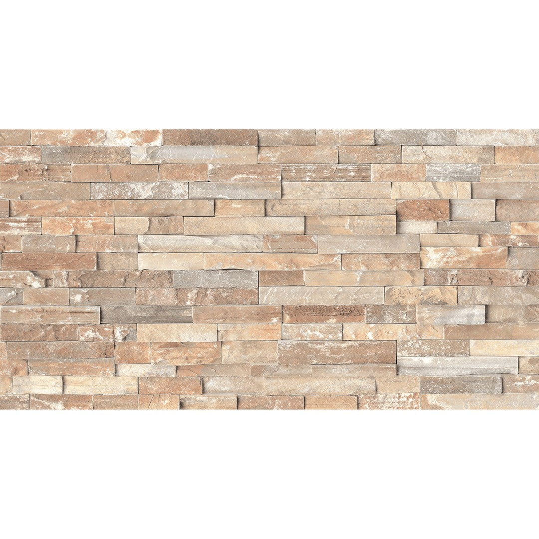 Slate Amber Gold 6" x 24" Split Face Ledger by Bedrosians