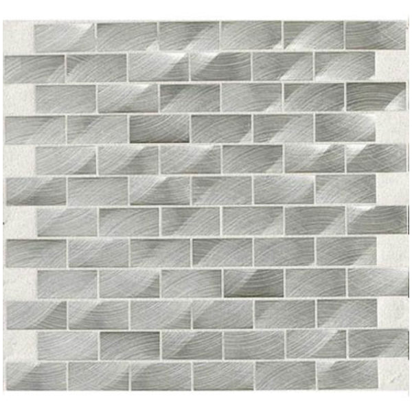 Structure 12" x 12" 3D Brick Joint Mosaic by Daltile