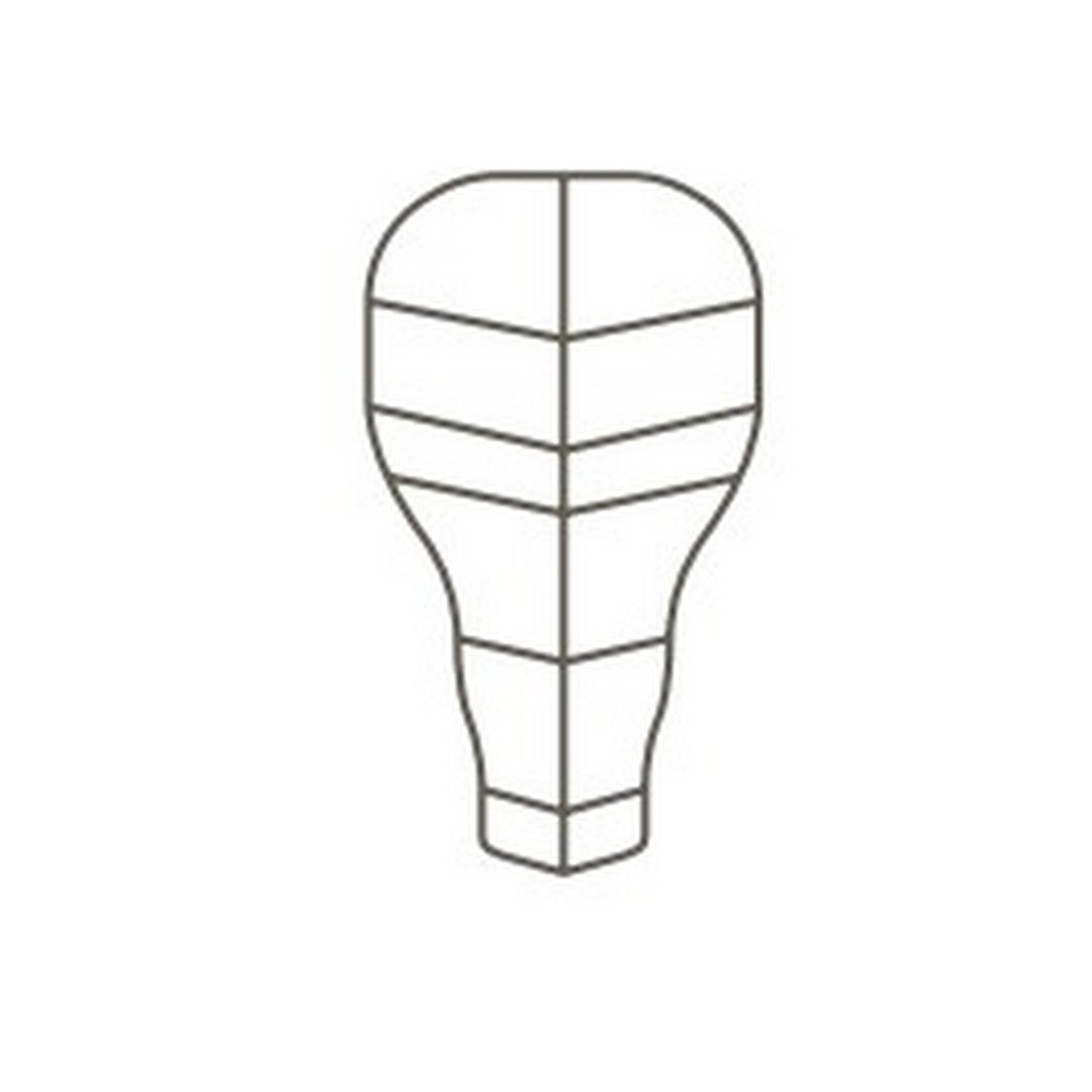 Colormatch 2" x 2" Matte Glazed Ceramic Shelf Rail Corner Wall Trim by Daltile