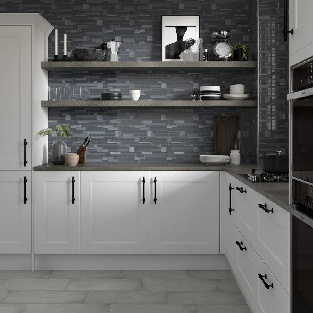 Entity 12" x 12" Gloss Stone and Glass Mosaic by Emser